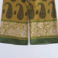 Long Sleeve Plaid Feather Pants 2 Piece Sets Pajama Women Lapel Blouses Suits Sleep Ladies High Waist Stright Pants Pajamas Set - Image 6