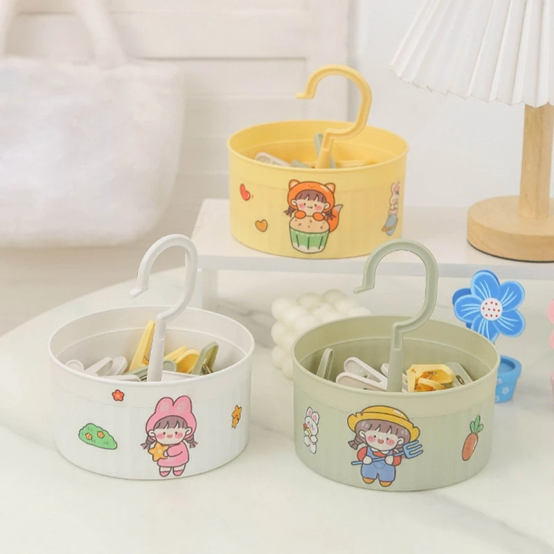 24PCS Non-slip Clothes Clips Plastic Laundry Clothespins Heavy Duty Clothes Peg