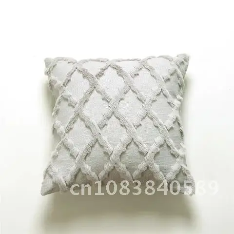 

Scandinavian Pillowcase Soft Pillowcase for Living Room Sofa Geometric Cushion Cover 45*45 Throw Pillows Scandinavian Home Deco