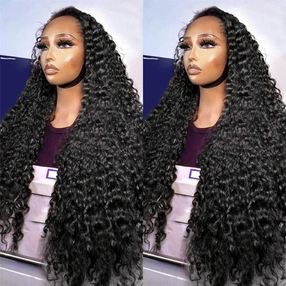 

30 34 Inch Loose Deep Wave 13x4 HD Lace Frontal Wig Water Wave Lace Front Wig Curly Human Hair Wigs For Black Women