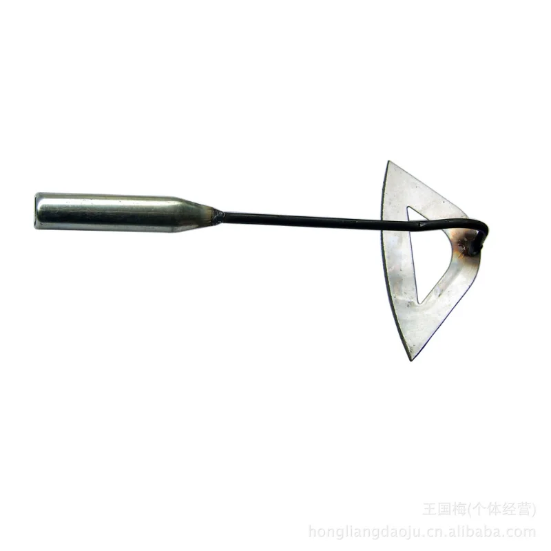 Steel Hardened Hollow Hoe Handheld Weeding Rake Planting Vegetable Farm Garden Tools Agriculture Tool Weeding Accessories 2