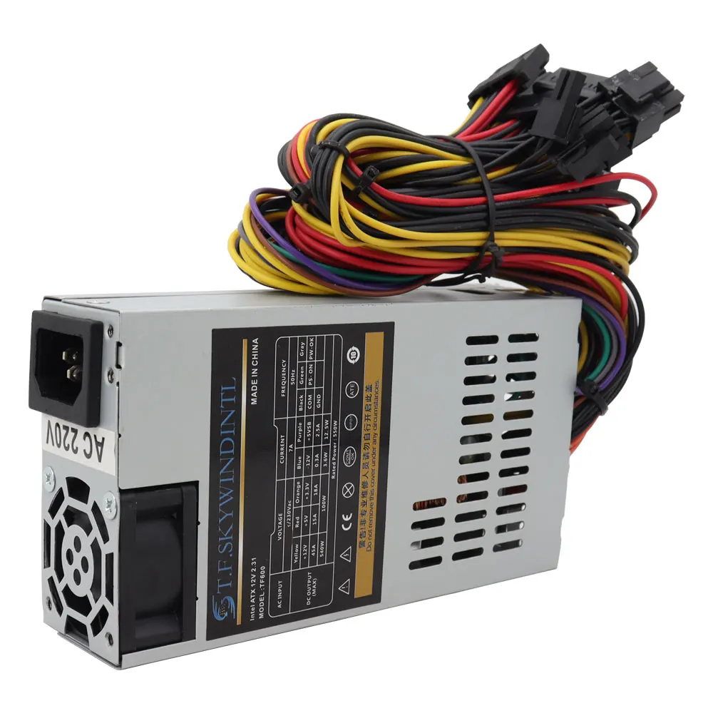 T.F.SKYWINDINTL 550W Flex ATX 전원 공급 장치 PSU POS AIO 220V 전용 전체 전압 소형 ITX 컴퓨터 용품
