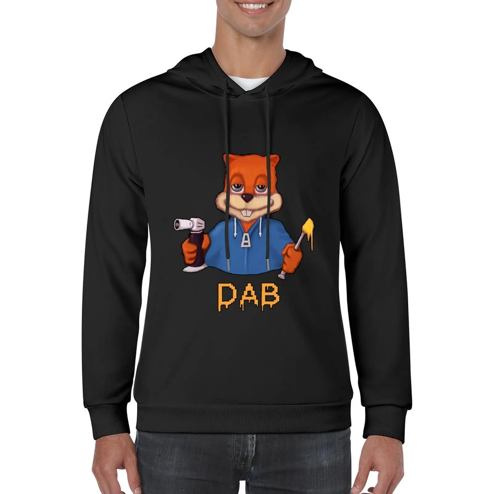 

New Squirrel Dab Pullover Hoodie male clothes men's clothes men's autumn clothes big size hoodie