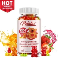 Kids' Daily Gummy Vitamins - Contains 13 Essential Nutrients and Omega 3 Fish Oil To Support The BrainSupplements