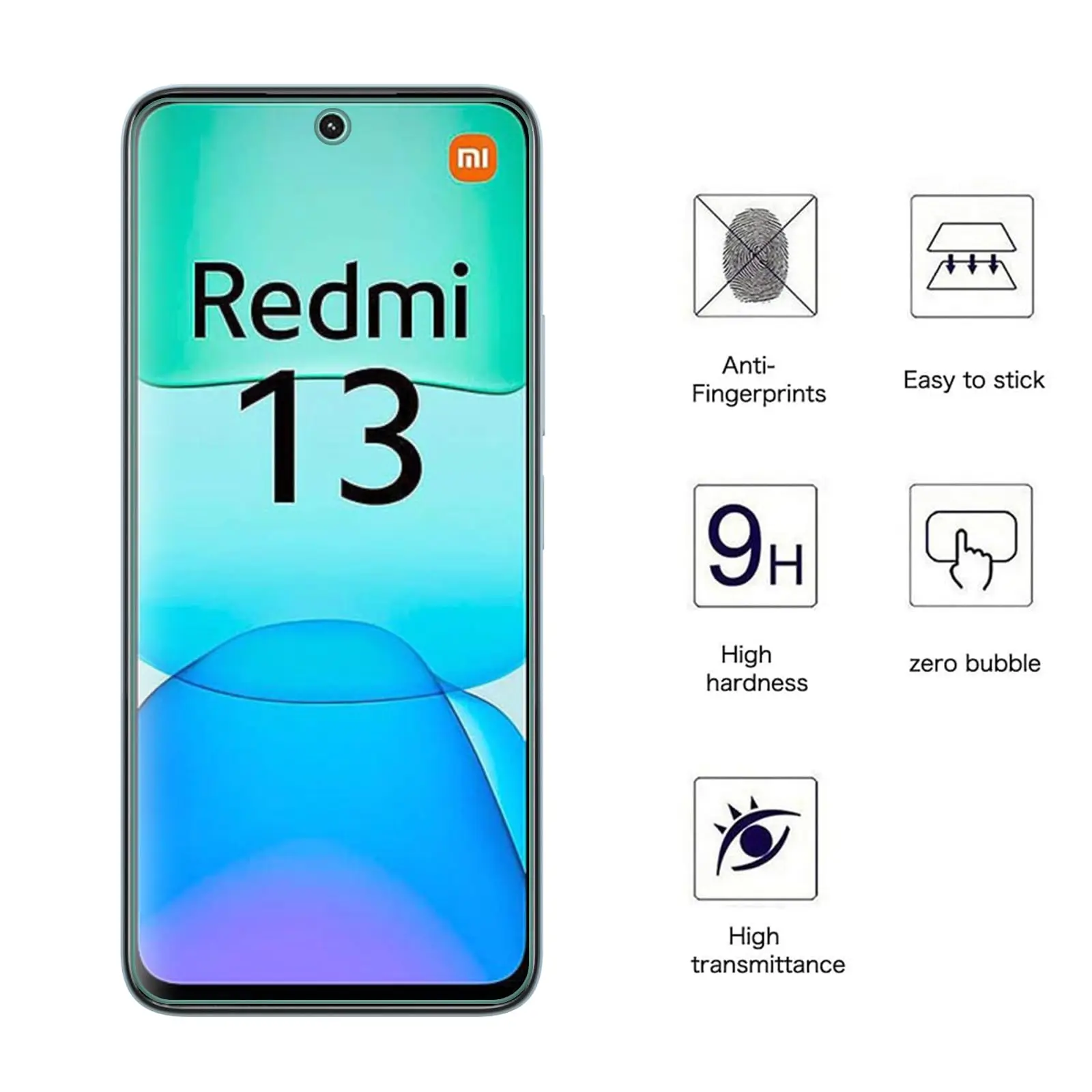High-Quality Tempered Glass Screen Protector - 9H Anti-Scratch HD Clear