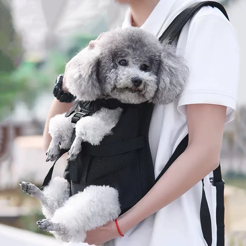 Cat Backpack SlowTon Dog Carrier Backpack For Small Medium Dogs, Legs Out & Easy-Fit Dog Carrying Backpack