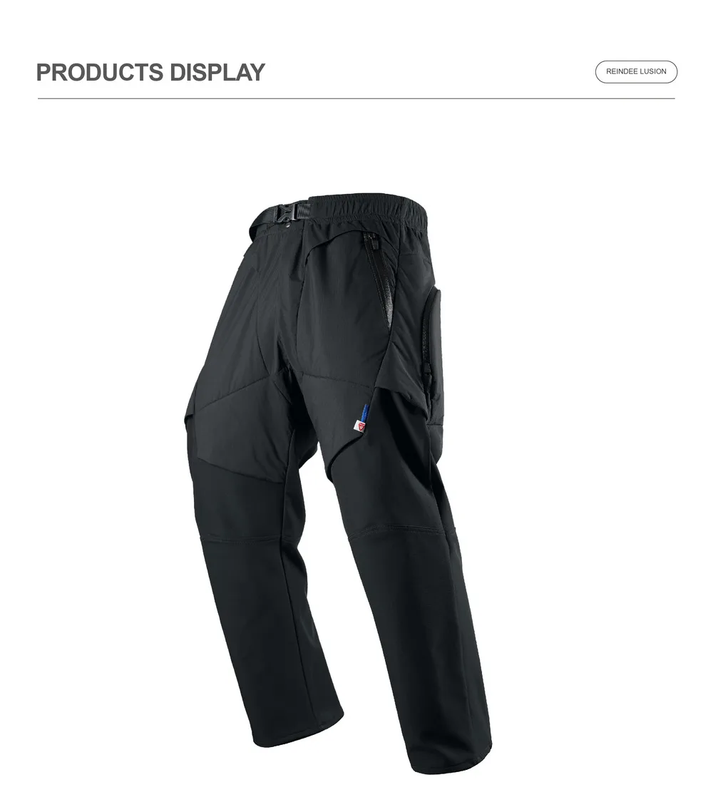 Reindee Lusion 24aw Versatile functional primaloft multiform pants hexagonal structure design integrated waistband techwear