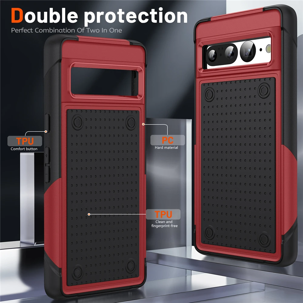 Custodia Antiurto Ibrida 2 In 1 Per Google Pixel 7 Pro Pixel 7A Custodia Rigida Robusta Per Telefono Con Armatura Per Google Pixel 8 Pro