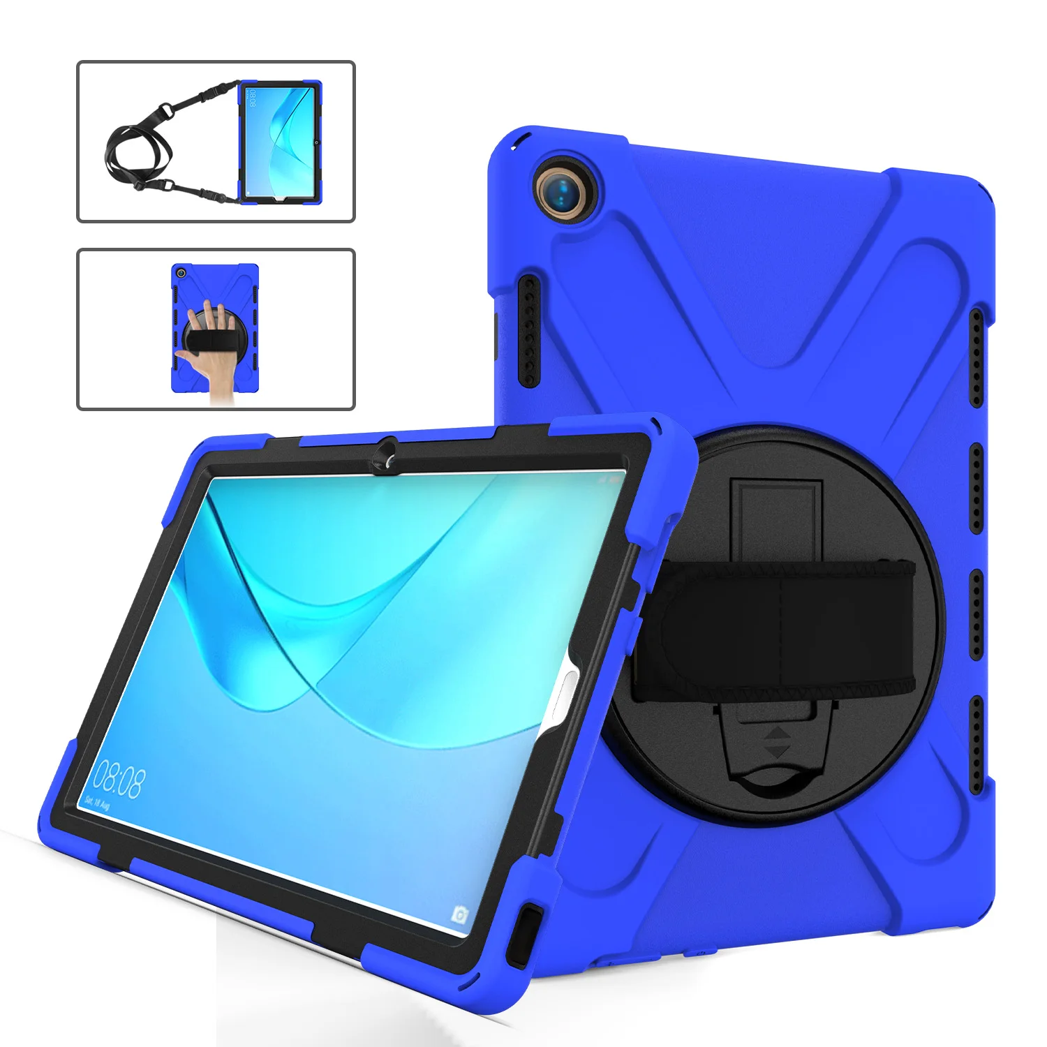 Nova Armadura para Huawei Mediapad m5 10.8 Case Cmr-al09 W09 10 Pro Cmr-w19 360 Alça de Mão à Prova Choque Suporte para Huawei m5 10.8 Case