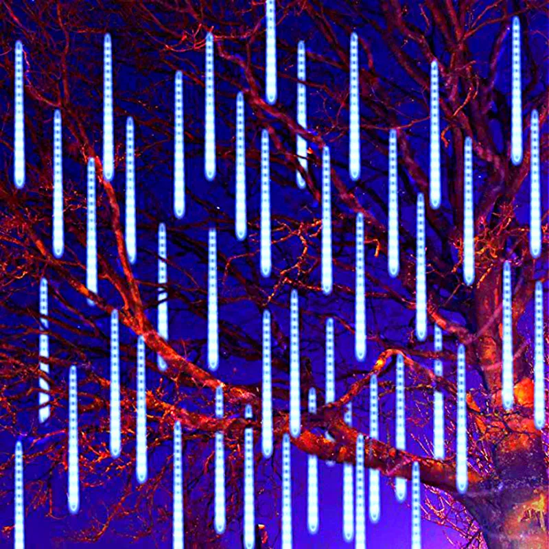 

Solar Christmas Outdoor Fairy Garland Lights Meteor Shower Rain LED String Light Holiday Wedding Party Garden Tree Decoration