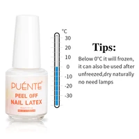 Vernis à ongles en Latex, liquide Anti-débordement, Protection des bords des ongles, soins de la peau, pour manucure, 15ML 6