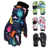 Thermal Children Ski Gloves Winter Outdoor Waterproof Windproof Fleece Warm Child Snowboard Winter Snow Gloves for Skiing Riding 1