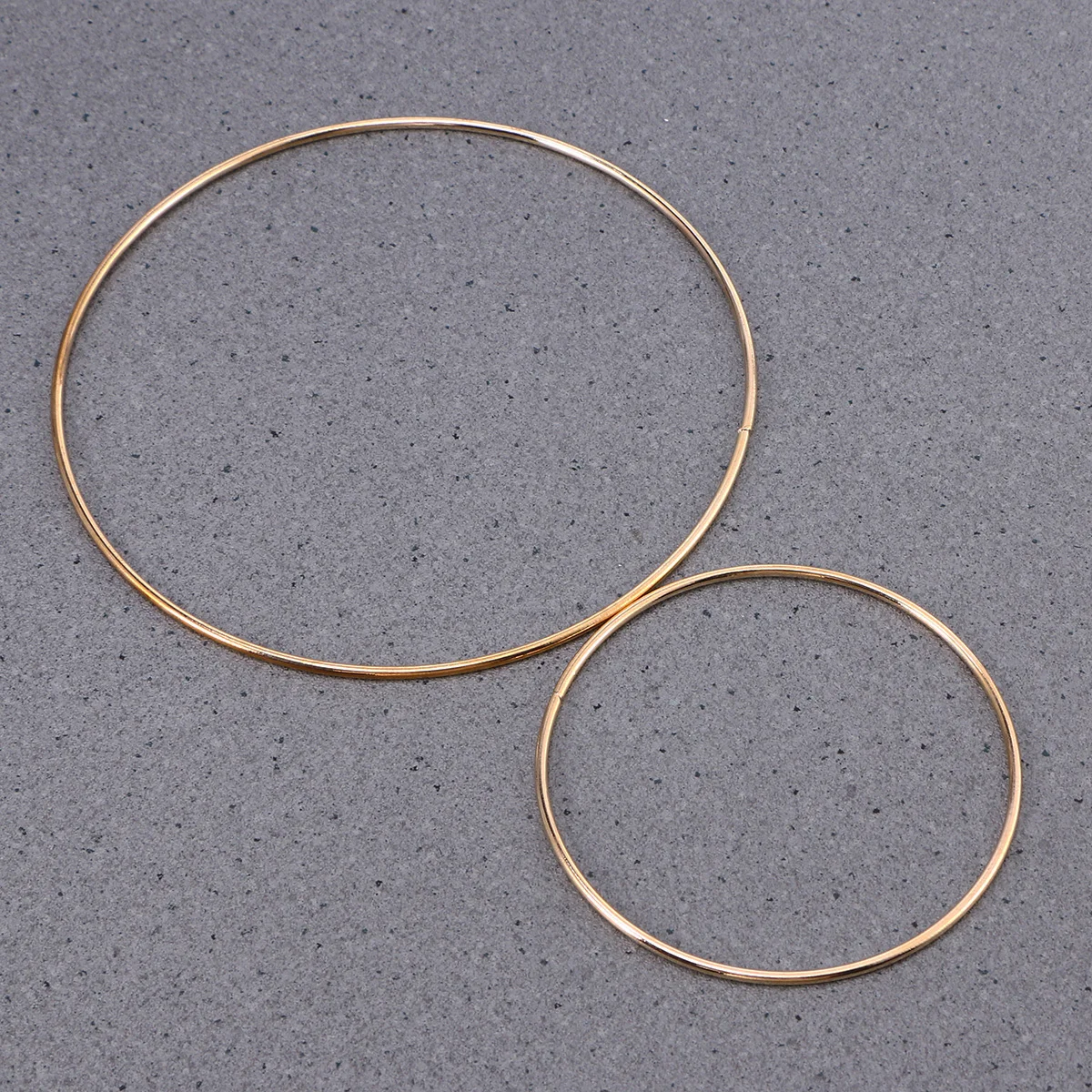 5pcs Metal Iron Ring Hoops Dream Catcher Materials Iron Ring Wind Chimes Hanging Decorations Craft Supplies Home Decor 5