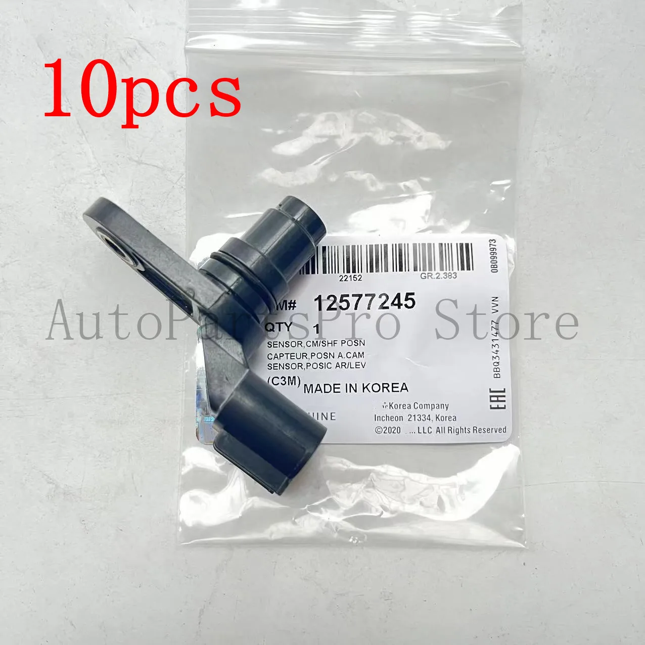 10X Camshaft Position Sensor OEM 12577245 CAM Sensor For Chevrolet