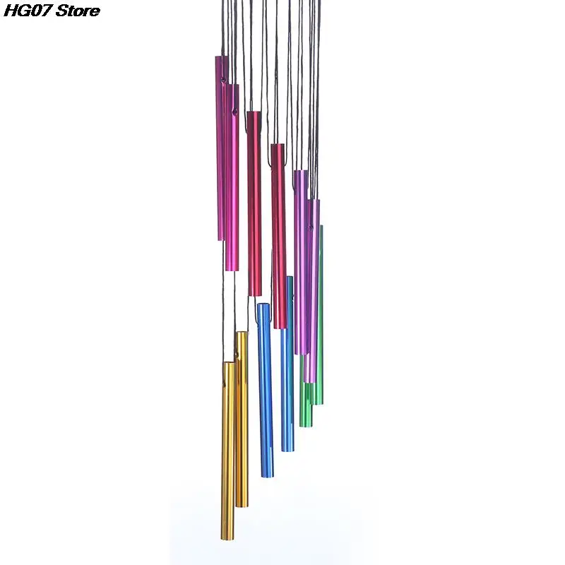 Wind Chimes Wind Chime 12 Tubes Wind Chimes Pendant Aluminum Tube Metal Pipe Bells Balcony Outdoor Yard Garden Home Decor