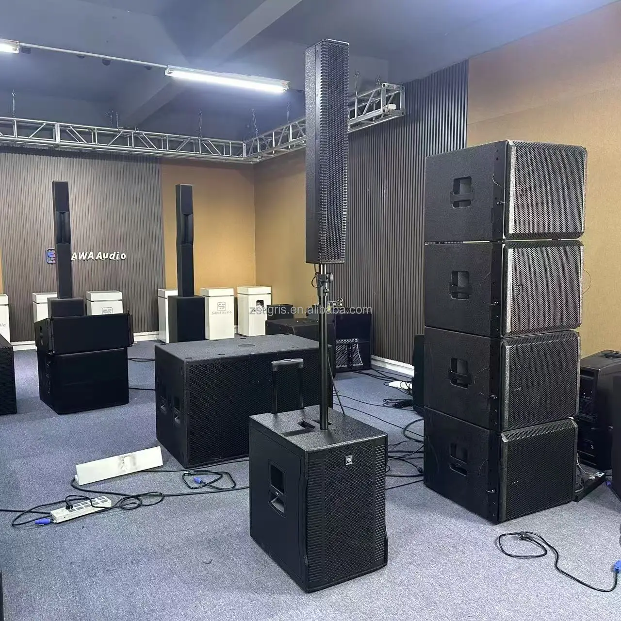 EVOX 12 Rcf Column Speakers Active Array Speaker Powered