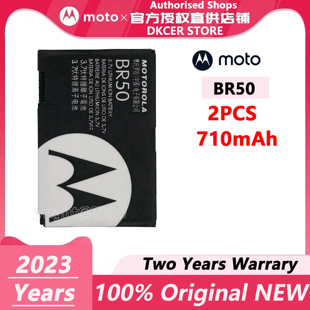 

New Original BR50 710mAh Phone Battery For Motorola Moto Razr V3 V3c V3E V3i V3m V3r V3t V3Z Pebl U6 Prolife 300 500 Batteries