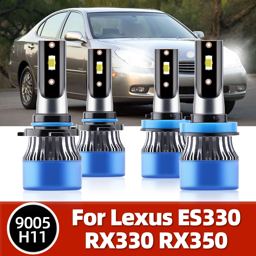 

Roadsun светодиодный фары 15000LM CSP 110 Вт Luces Диодная лампа для Lexus RX330 RX350 ES330 IS250 IS350 4-дверная фара 2005 2006