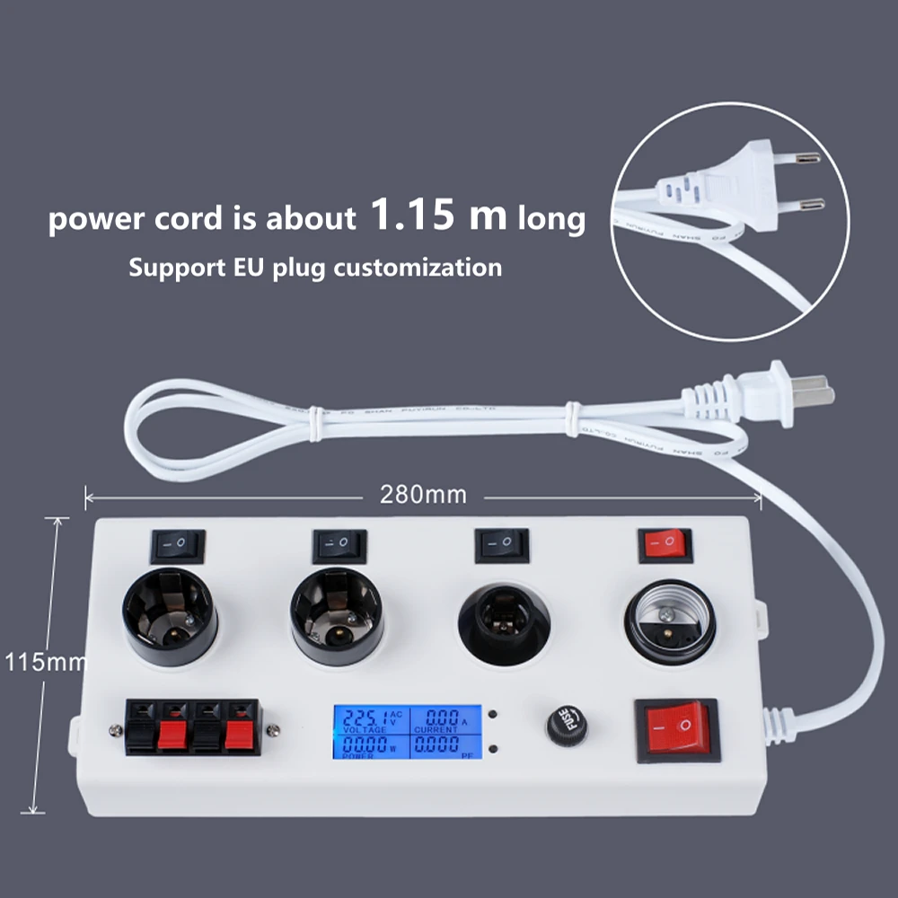 Fast Electric Power Voltage Power Bulb Tester for E27 B22 E14 Explosionproof Lamp LED Lamp Bulb