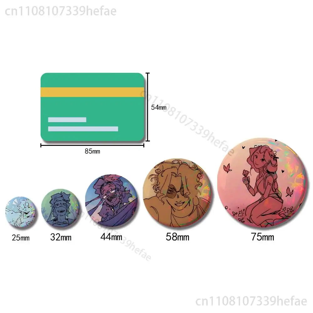 E-Epic The Musical Badges 25 32 44 58 75 mm Round Fashion Jewelry Clothes Bag Hat Accessories Badge Lover Gifts