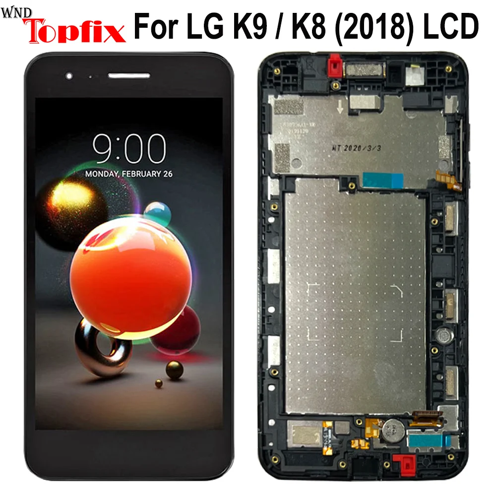 

5.0" For LG K9 K8 2018 LCD Display Touch Screen Digitizer Assembly Replacement Accessory For LG X210 LCD