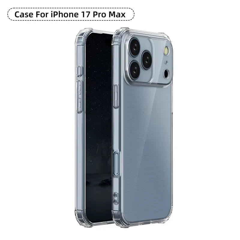 Ultimate Shockproof Clear Soft Phone Case with Enhanced Protection