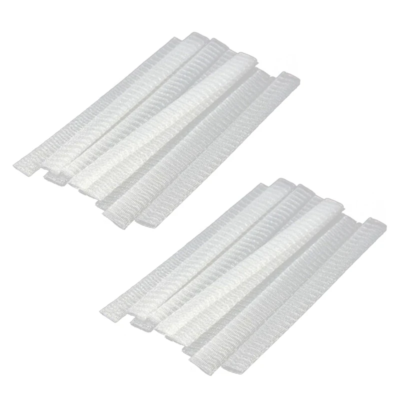 

40 PCS Cosmetic Make Up Brushes Guards Mesh Protectors Cover Sheath Net White