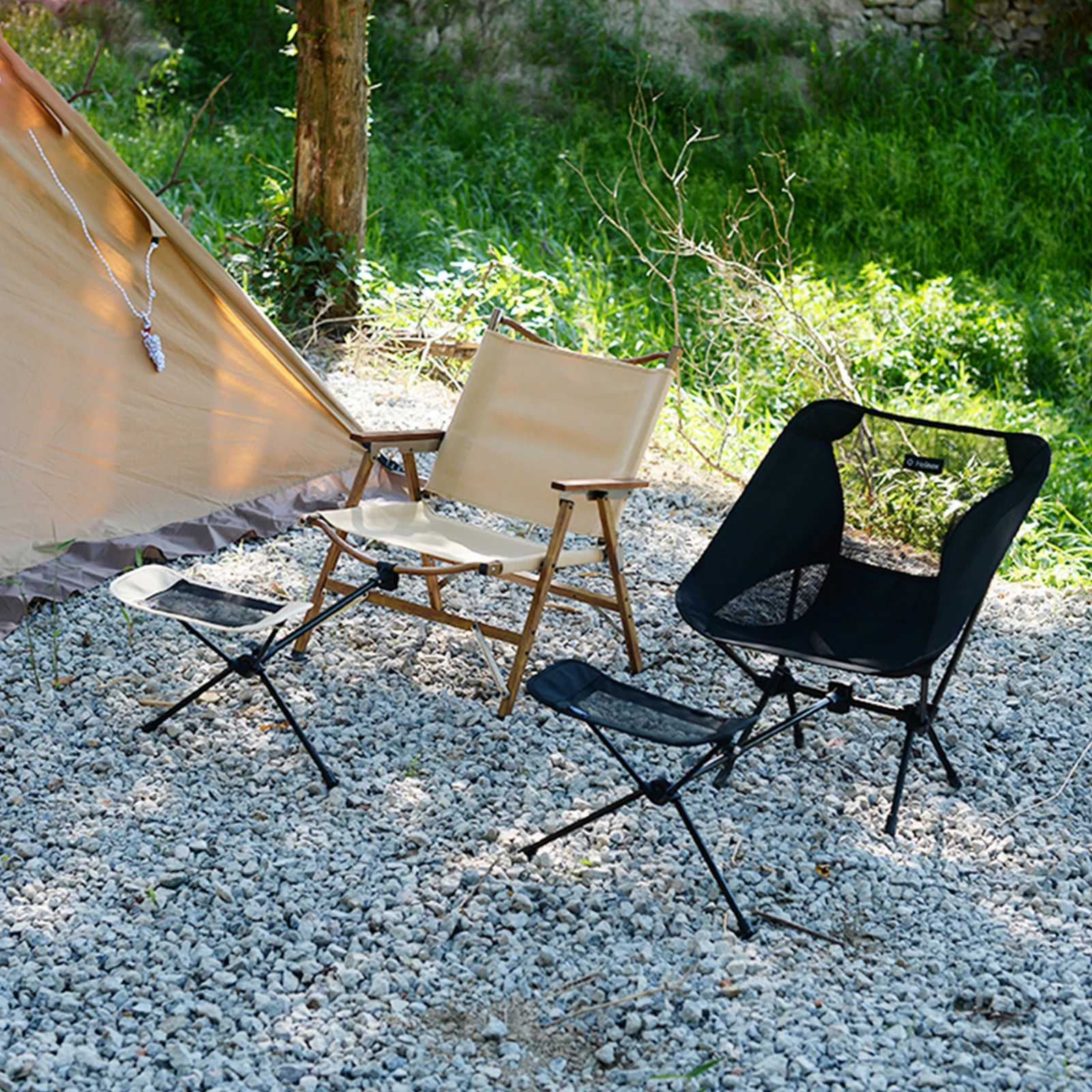 Silla portátil para acampar al aire libre, silla plegable ultraligera para  pesca, suministros de Camping, silla
