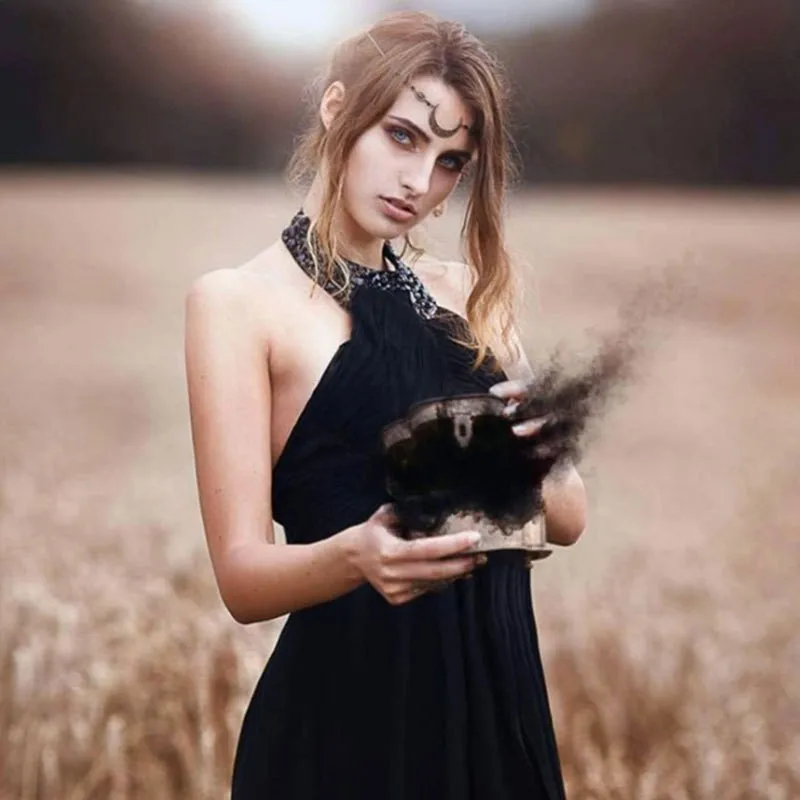 

Elegant Headwear Hair Accessories Antique Headchain Hair Chain Moon Pattern Eyebrow Heart Pendant Styling Accessories