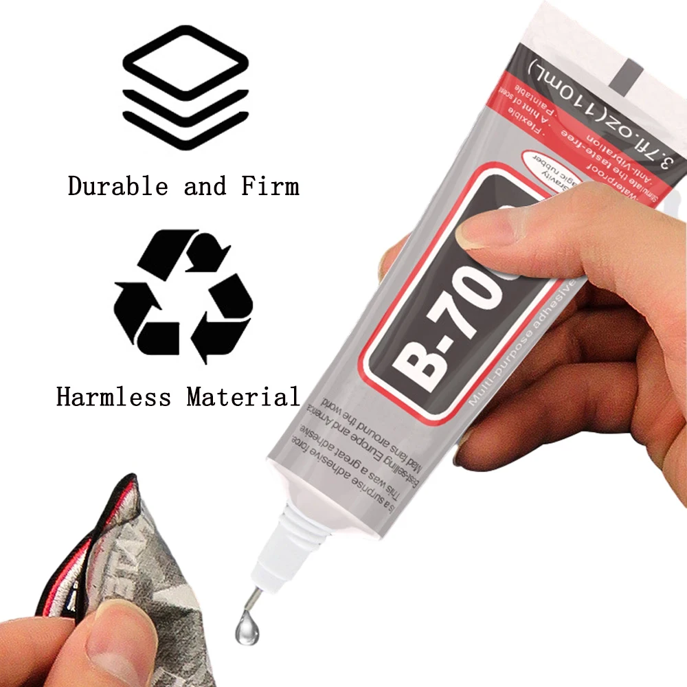 B-7000 투명 접착제, 전화 수리 접착제, 범용 유리 플라스틱, DIY 드릴, 슈퍼 접착제, 15ML, 25ML, 50ML, 110ML