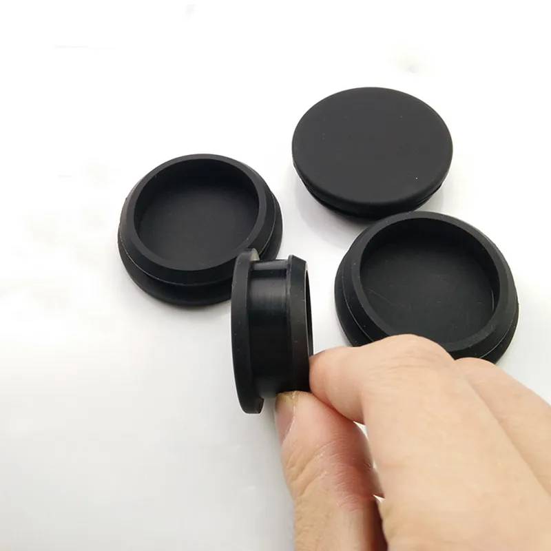 Silicone Rubber Hole Caps Seal Stopper 4-30mm T Type Plug Cover Snap-on Gasket Blanking End Seal Stopper Soft High Temperature
