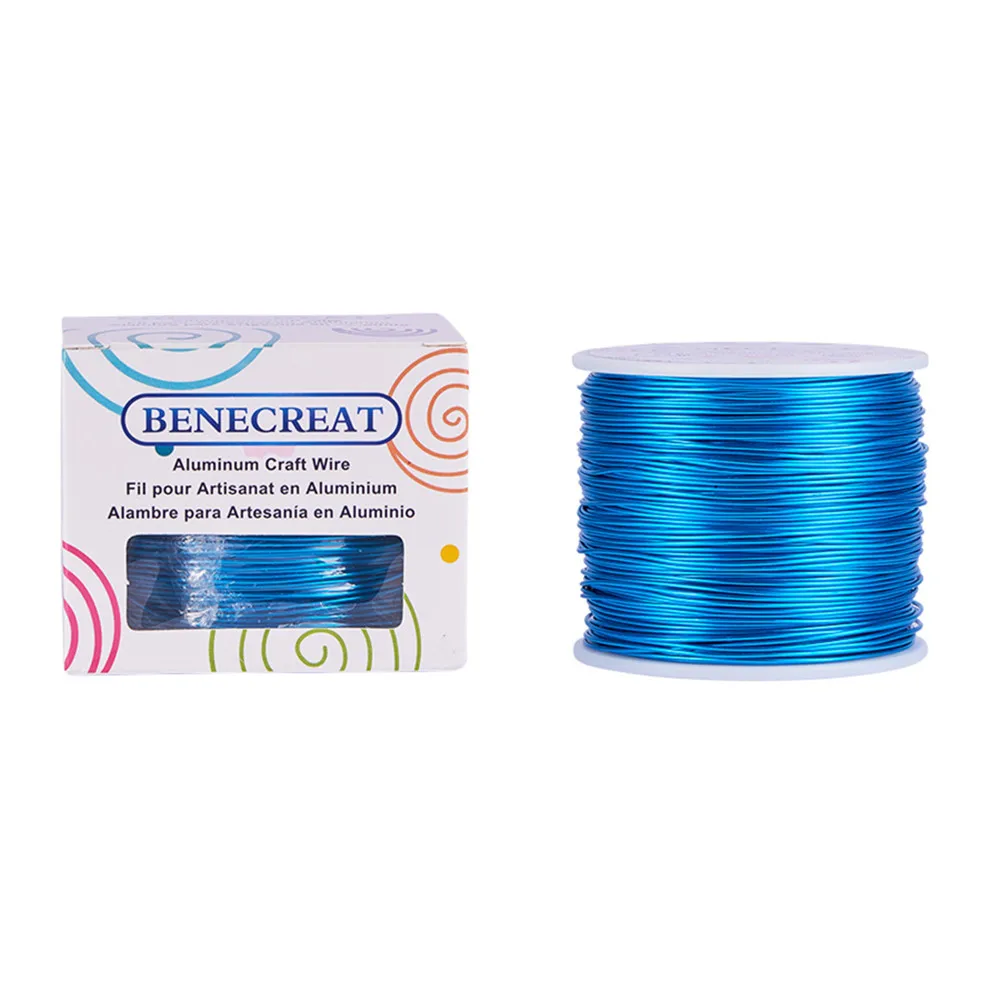 18 Gauge(1mm) Aluminum Wire 492 FT(150m) Anodized Jewelry Craft Making Beading Floral Colored Aluminum Craft Wire 25 Colors