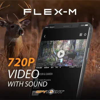 Flex-M Twin Pack Cellular Trail Cameras - Best Value in Hunting Accessories, No WiFi Needed, GPS, Night Vision, Dual-Si 4