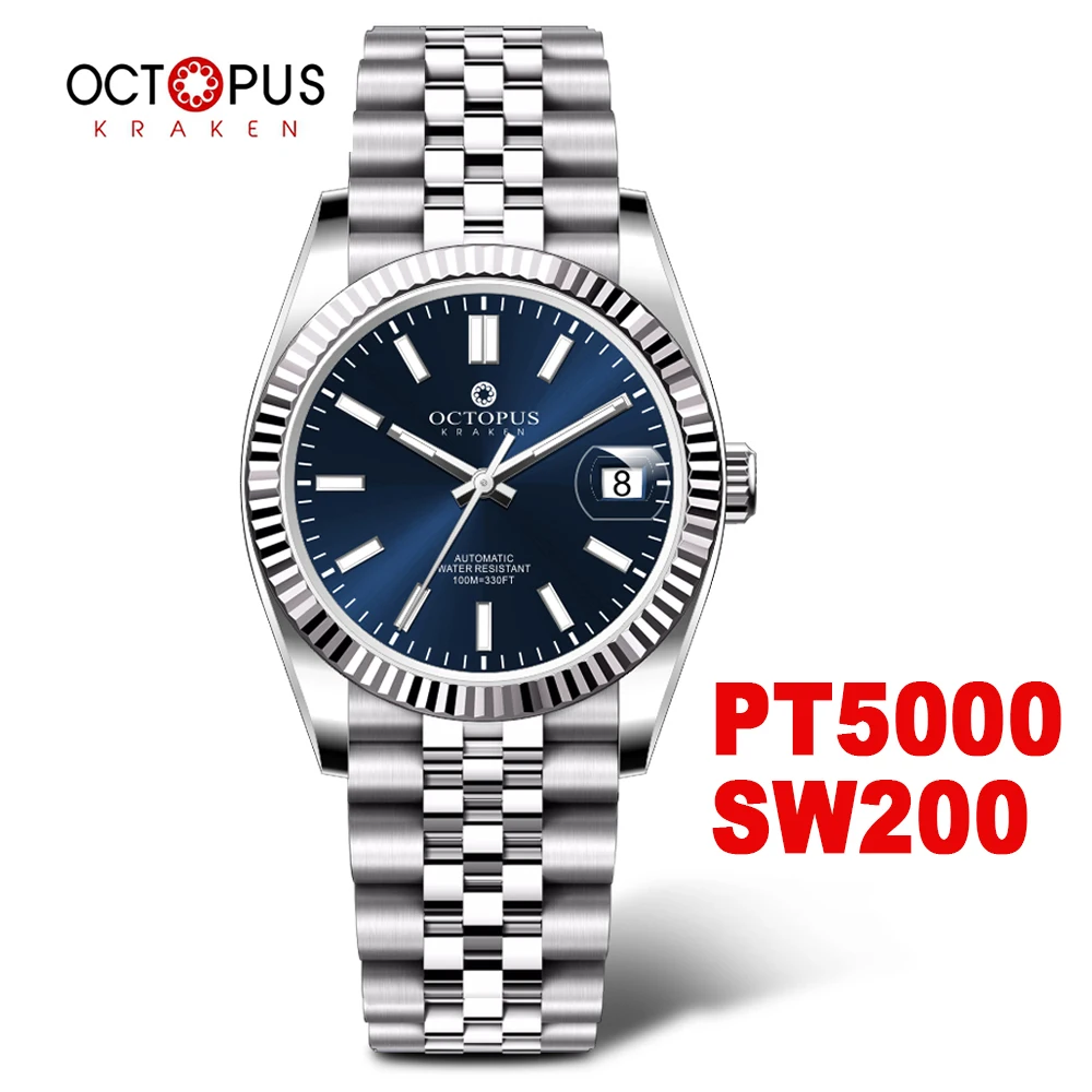 Octopus Kraken OCT0015 Luxury 36mm Mechanical Wristwatch PT5000