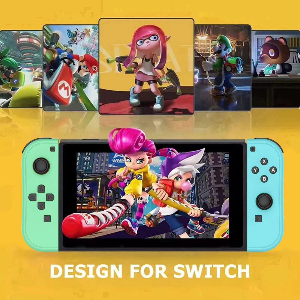 Joy Pad Joycons Gamepad For Nintendo Switch Bluetooth Wireless Controller Joystick With Trubo Video Game Consoles_voghion.com