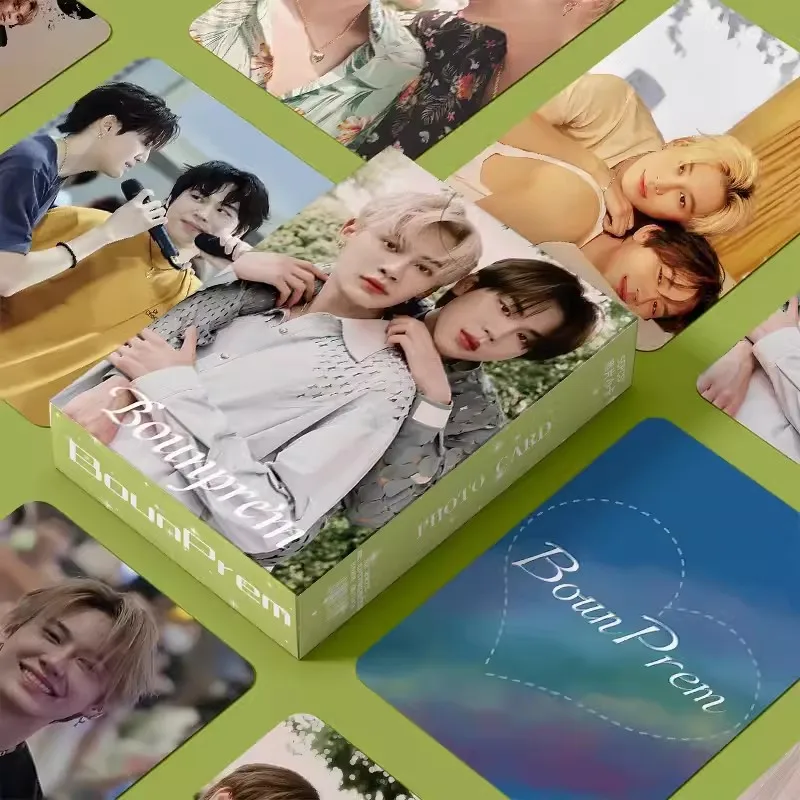 55 Pcs/Set Thai Star BounPrem Laser Lomo Card Boun Prem Characters