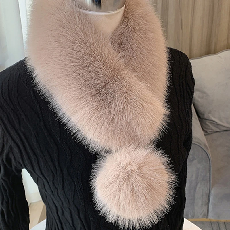 Рисунок 4 - Модный зимний женский шарф из искусственного