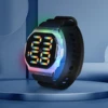 Hot Selling kids Sports Electronic Watch Minimalist Polygonal LED Illusion Luminous Student Sports Watch Bracelet 1