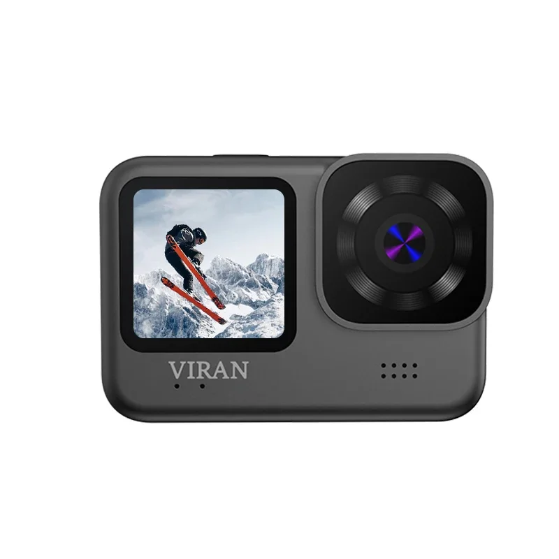 thumbnail image 1 of Cámara de acción 5K WiFi 4K 60FPS Dual IPS 2.2 Touch LCD DVR 170 ° Cámara deportiva antivibración con zoom 5X resistente al agua gran angular con control remoto, 1 of 4