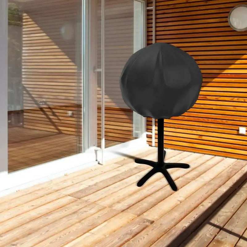 BBQ grill Cover Outdoor Dust Waterproof small Grill Cover Rain Protective Outdoor Barbecue Round