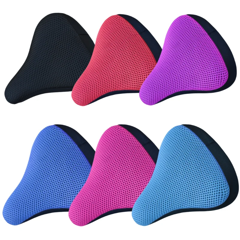 Bicycle Saddle 3D Soft Bike Seat Cover Cycling Silicone Seat Cushion Breathable Comfortable
