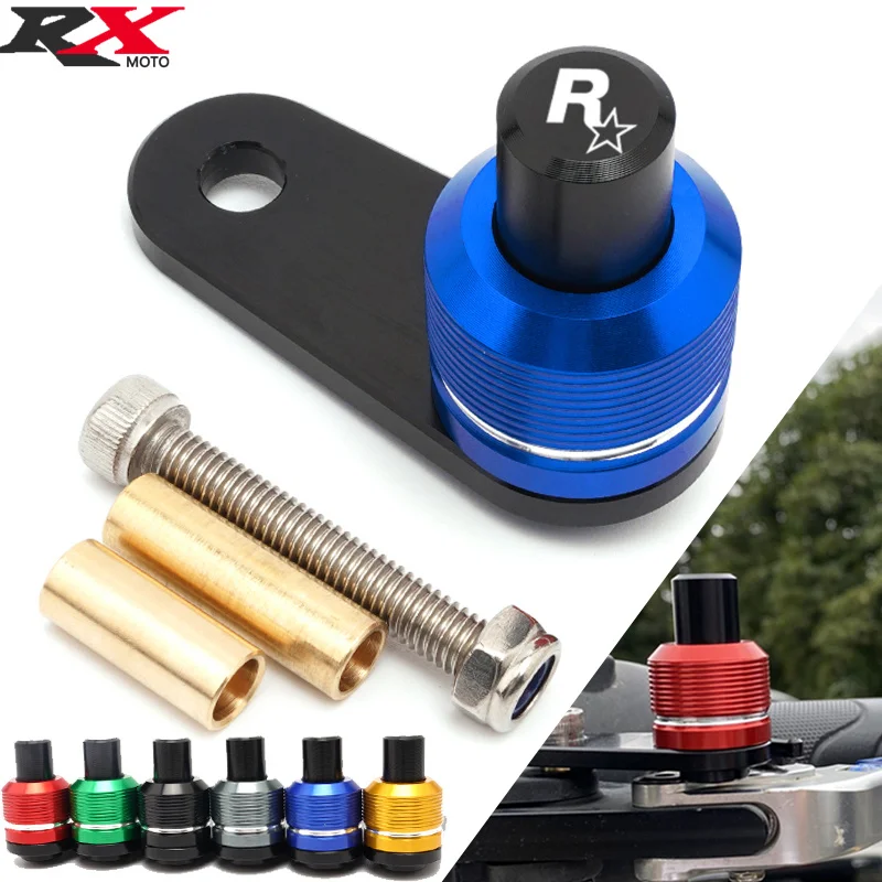 

Latest Motorcycle Accessories CNC Aluminum Brake Lever Parking Button Semi-automatic Lock Switch For BMW C400GT C400X C400 X GT