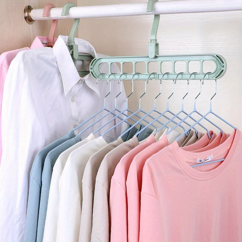 Description Picture 4 of itemMultifunctional household dormitory clothes hanging hanger folding clothes storage artifact clothes hanging hanger