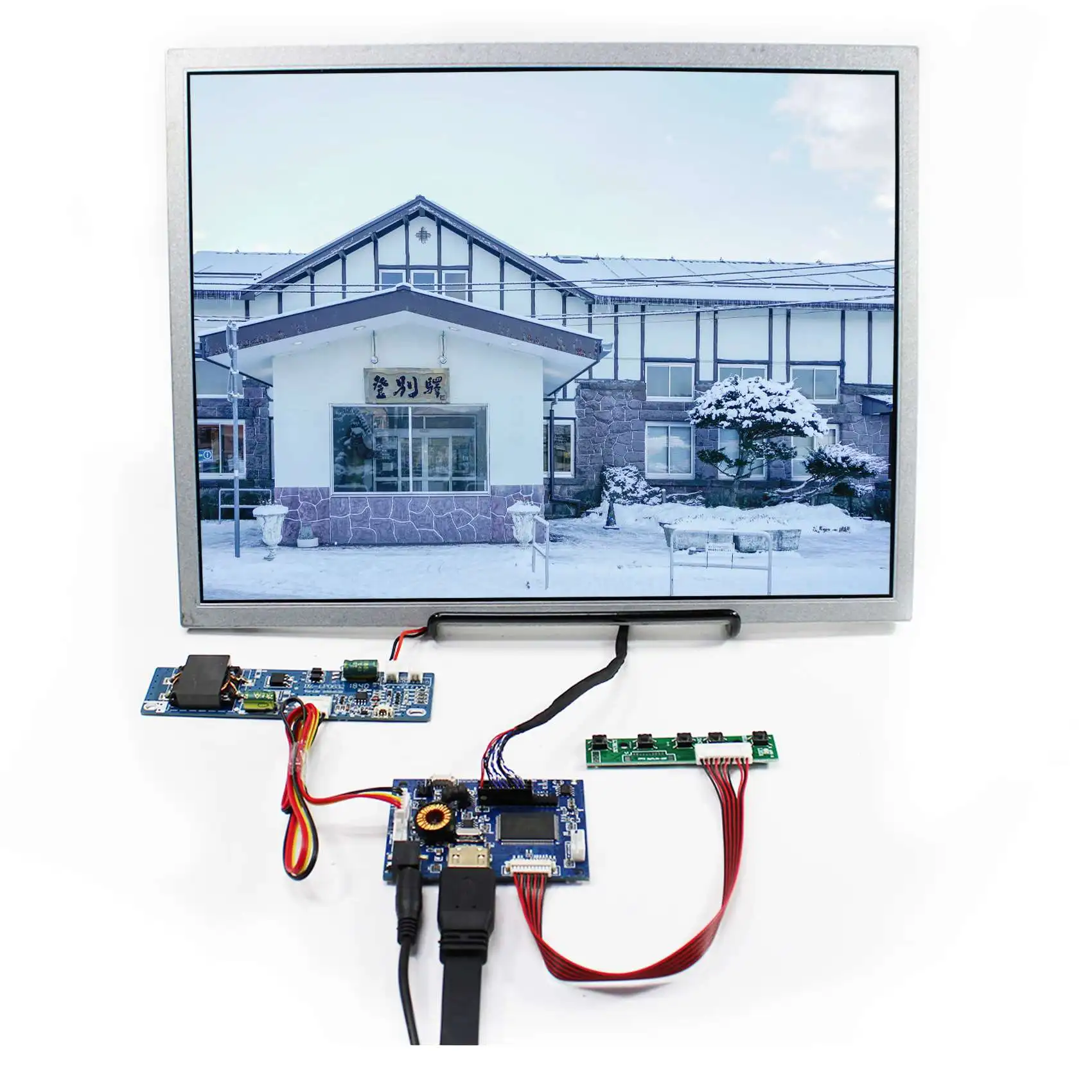 

15" 1024X768 High Brightness 1000nit TFT-LCD Display with HD-MI LCD Controller Board for Industrial Screens Sunlight Readable