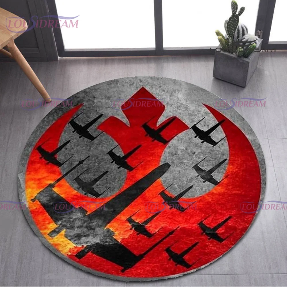 Space Spaceship Area Large Carpet for Living Room Bedroom Creative Starwar Decoration Rug Floor Mat Soft Anti-slip Carpets Mats