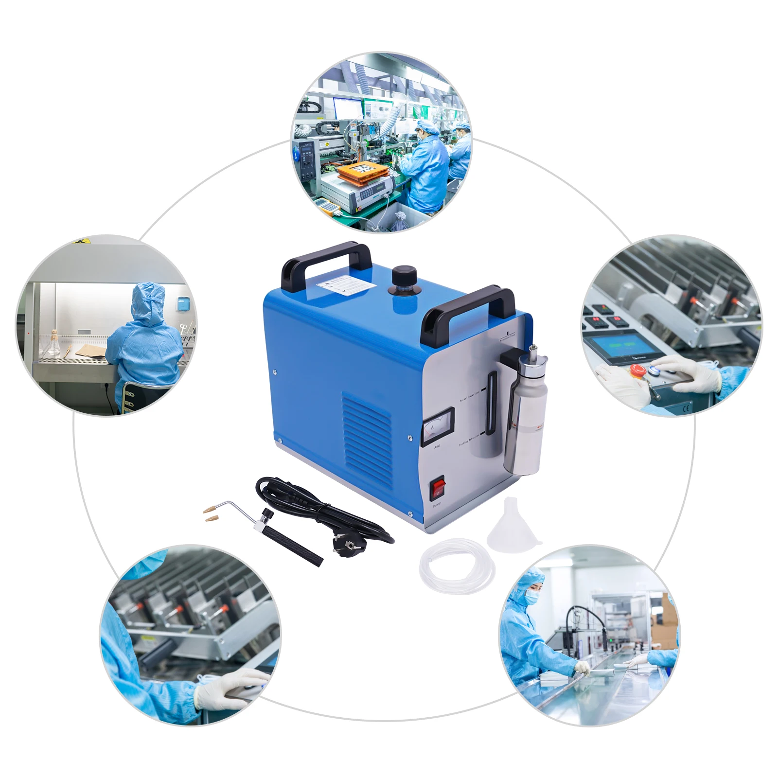 75L/H H160A 95L/h H180 Hydrogen Oxygen Generator Water Welding Machine Acrylic Polishing Machine With Flame Torch