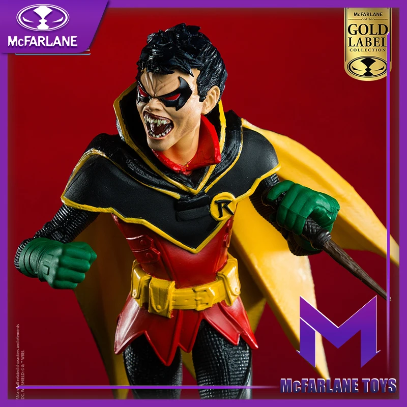 

McFarlane Toys DC vs. Vampire Robin DC Multiverse 7-inch Customizable Figure Figure Figure Collectible Gold Label Limited
