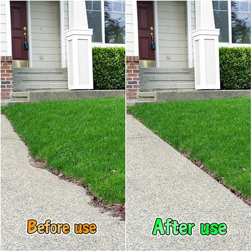 Trimming Scraper Half Moon Shape Trimming Shovel T-Grip Handle Sharp Serrated Lawn Edger Stainless Steel Manual Edge Trimmer