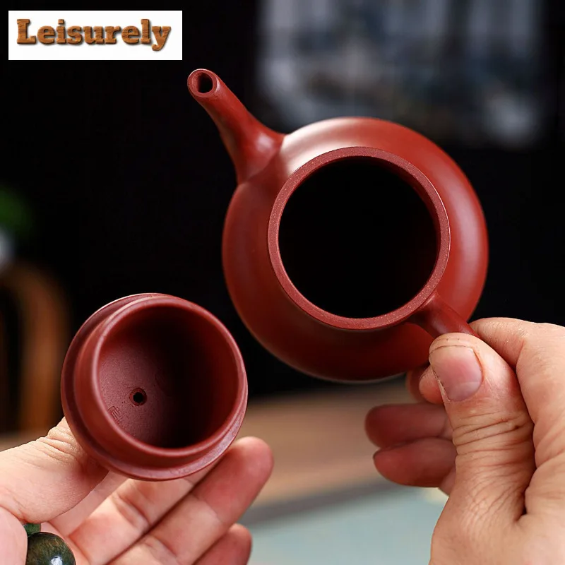150ml Elegant Yixing Purple Clay Teapots Handmade High Siteng Pot Raw Ore Dahongpao Mud Tea Maker Kettle Chinese Zisha Tea Set