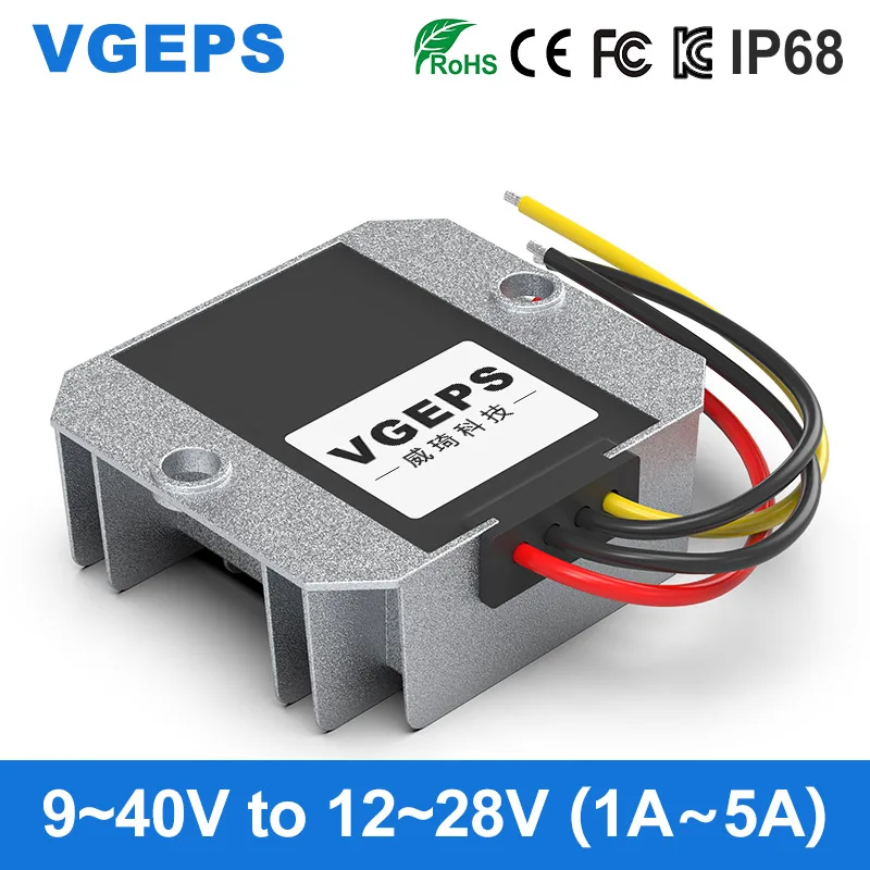 Multi-Voltage Adjustable Car Power Module - Low-Power, Non-Isolated